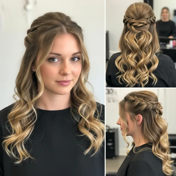 Half-Up Hairstyles for Long Hair