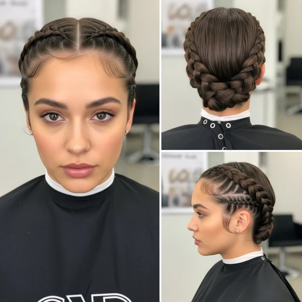 half braided hairstyles short hair
