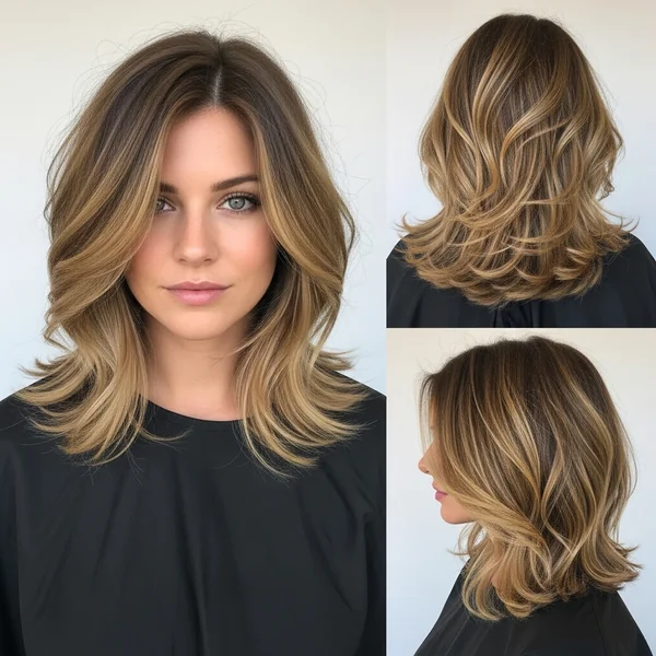Long Angled Bob Hairstyles Wavy