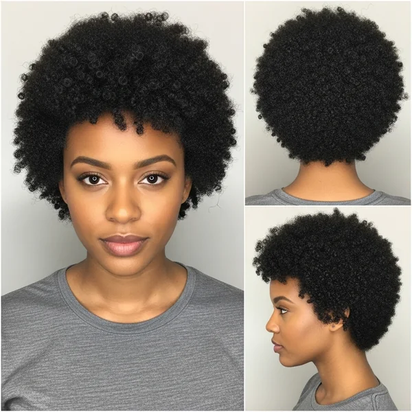 Natural Afro Hairstyles Short