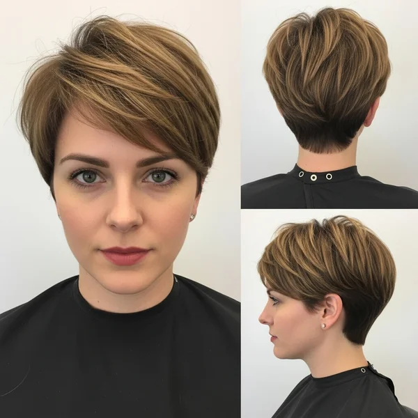 Pixie Bob Haircut Short Undercut