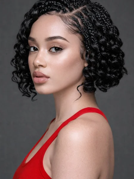 short afro braids hairstyles