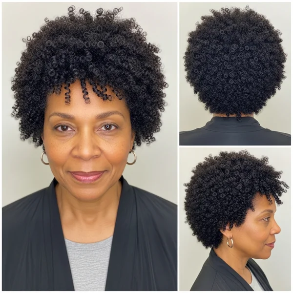Short Afro Hairstyles Over 50