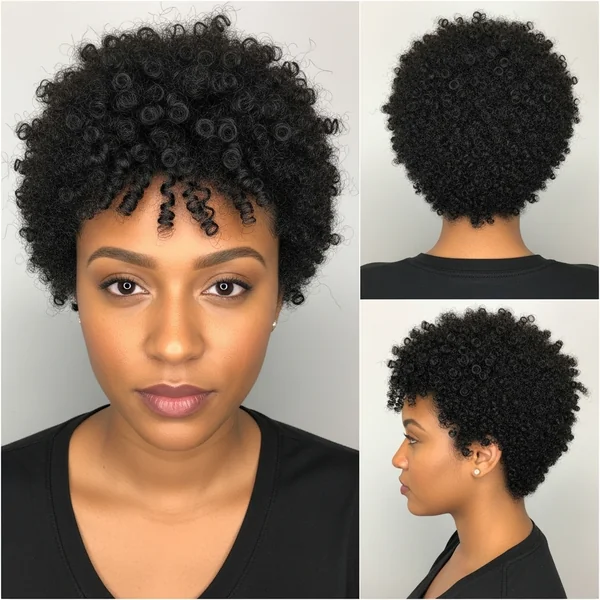 Short Afro Hairstyles Pixie