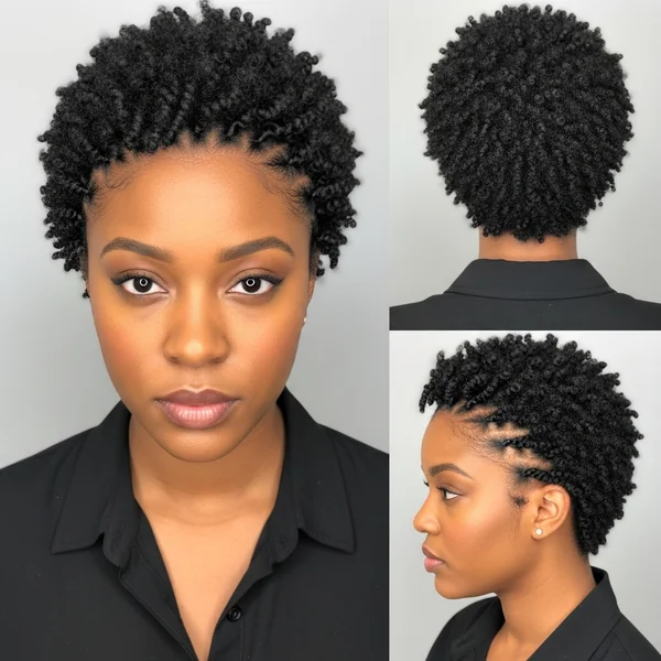 Short Afro Twist Hairstyles