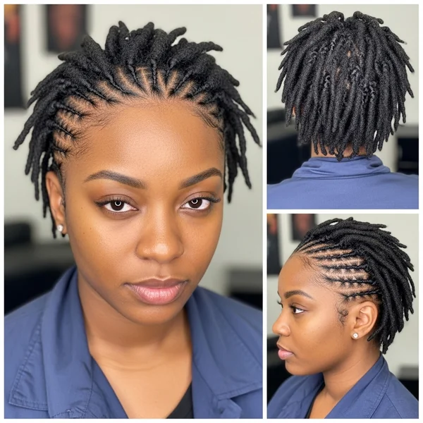 Short Dreadlocks Hairstyles Cornrows