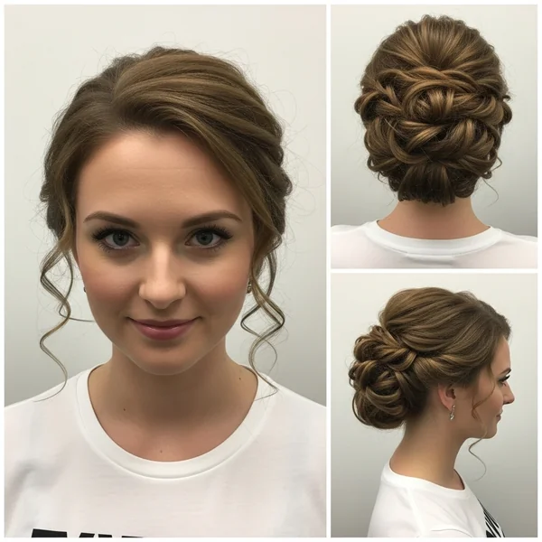 Summer Curly Hairstyles Updo