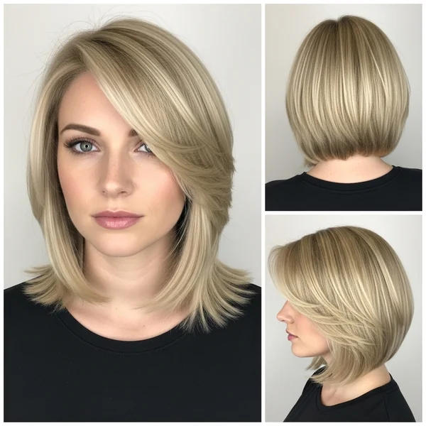 korean bob haircut blonde