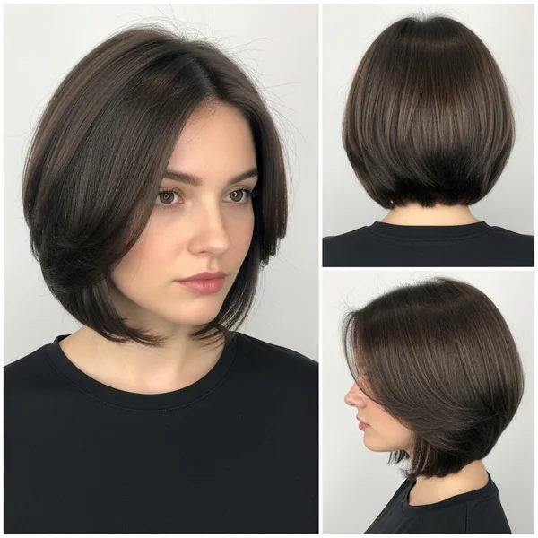 korean bob haircut oval face