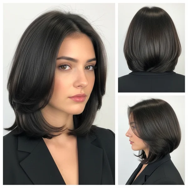 korean long bob haircut