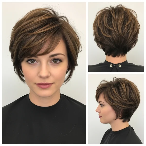 short stacked bob haircut