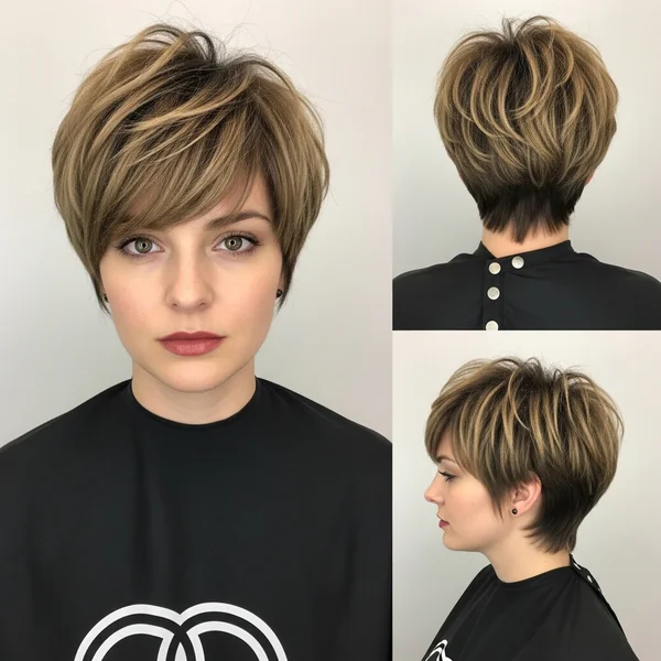 short wolf cut