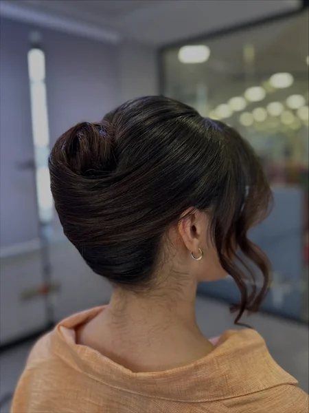 Sleek French Twist Updo for Medium Hair