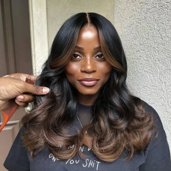 Voluminous Wavy Style for Black Women