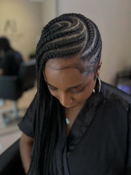 Simple Spiral Lemonade Braids to the Side