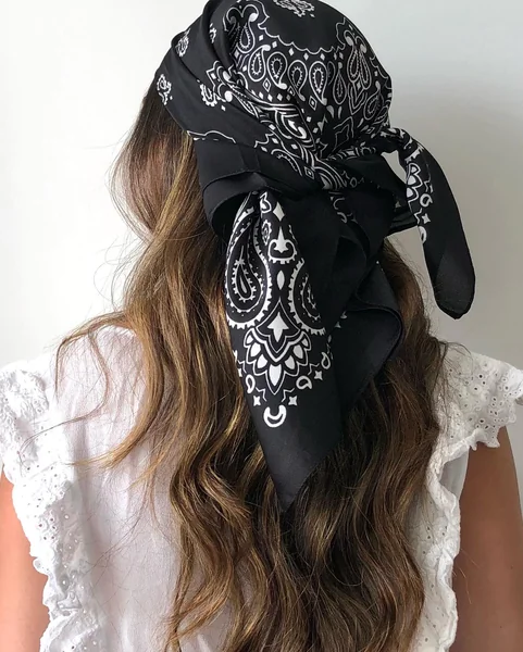 Black Bow Bandana Style