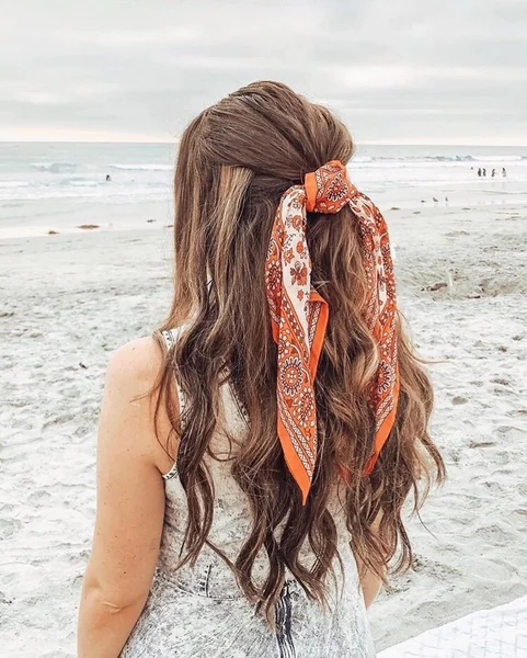 Orange Rust Beach Bandana