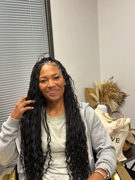 Boho Braids For Mature Women