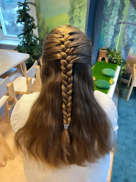 French Braid Hairstyles Half Up