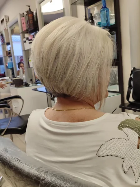 Platinum Blonde Stacked Wedge