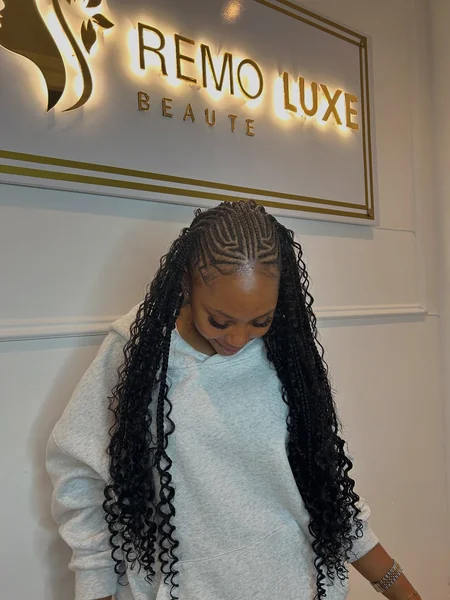 Cornrow Ponytail Protective Style