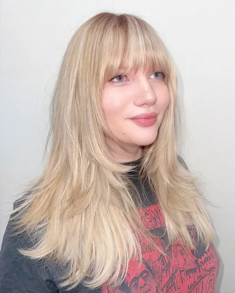 Platinum Side Profile Fringe