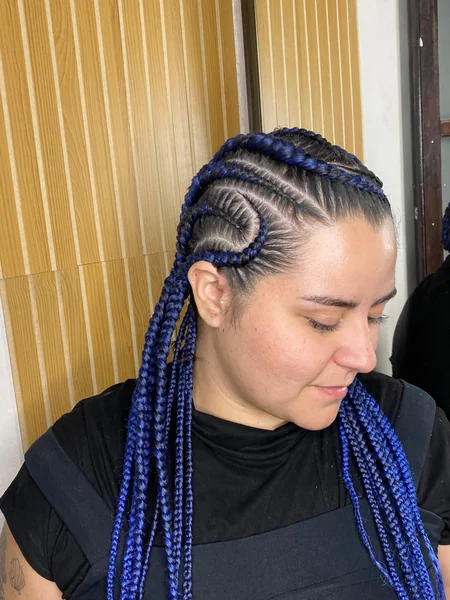 Bold Ghana Weaving Hairstyle