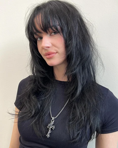 Heavy Fringe On Black Waves