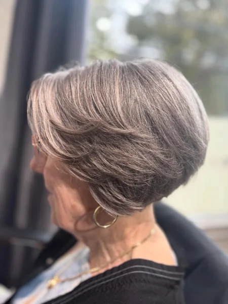 Silver Wedge with Soft Graduation