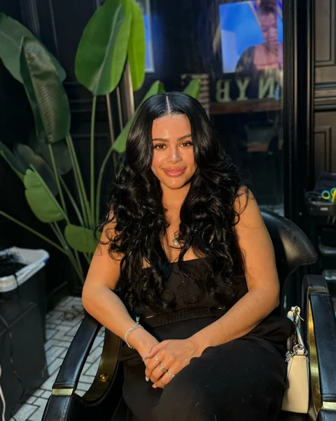 Bouncy Curls Styled Sew In
