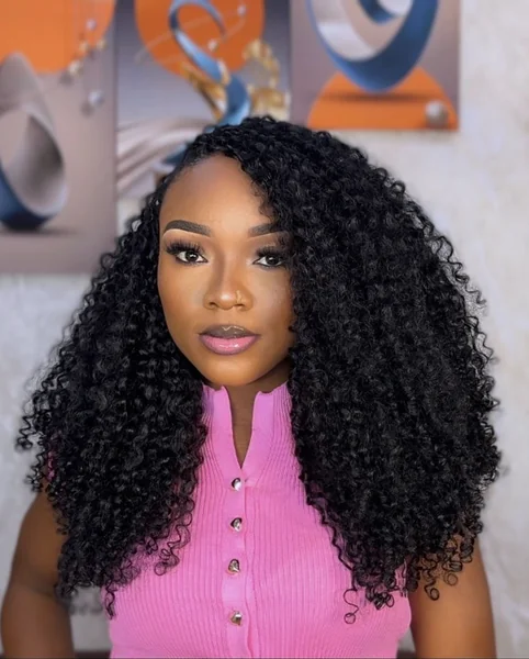 Curly Crochet Hairstyle for Black Women