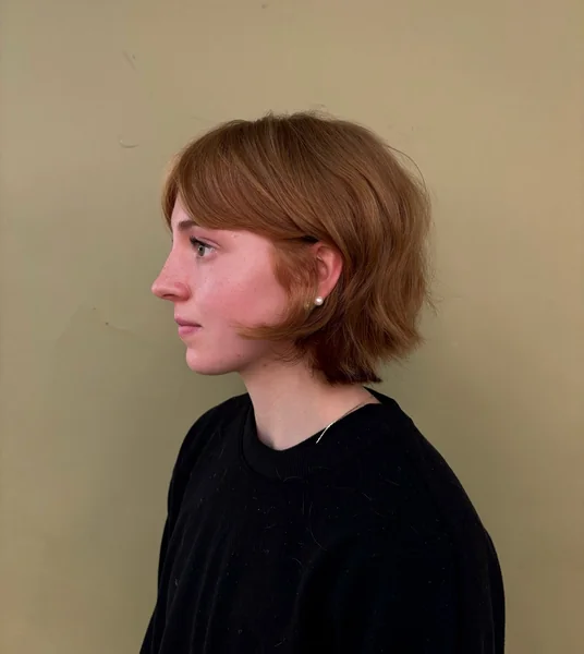 French Bob Haircut with Bangs