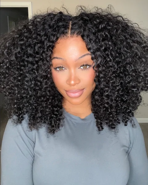 Curly Bob Wig Hairstyle