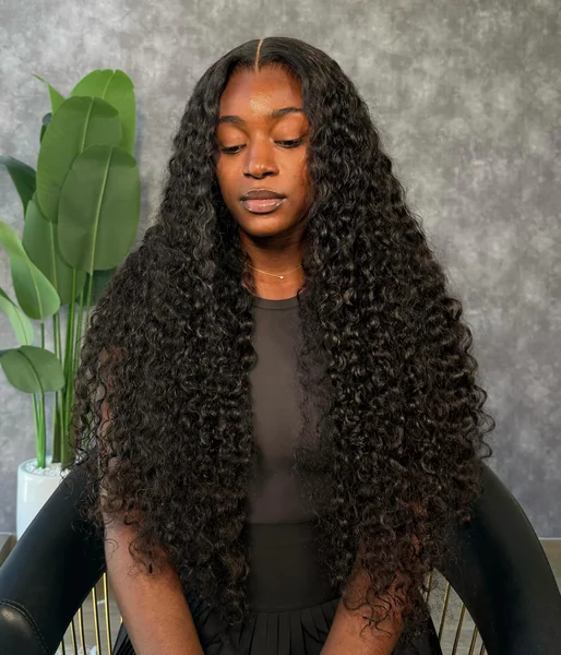 Long Curly Wig Hairstyle
