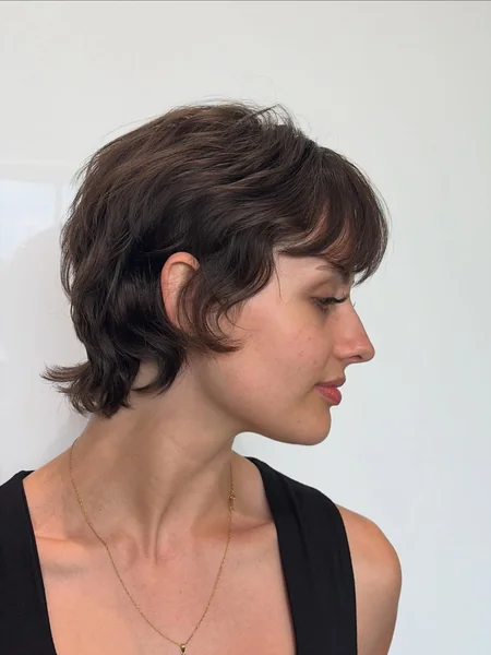 Wavy Mixie Pixie for Fine Hair