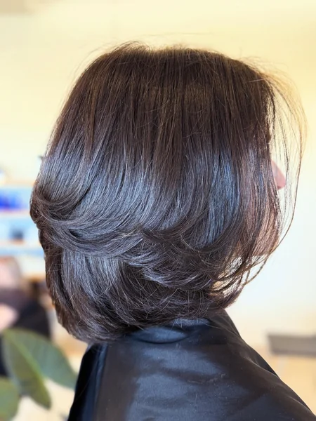 Graduated Layered Bob Haircut