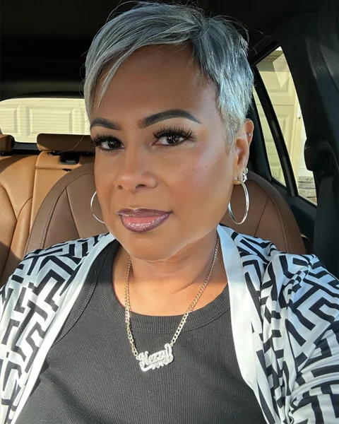 Sleek Side-Parted Pixie