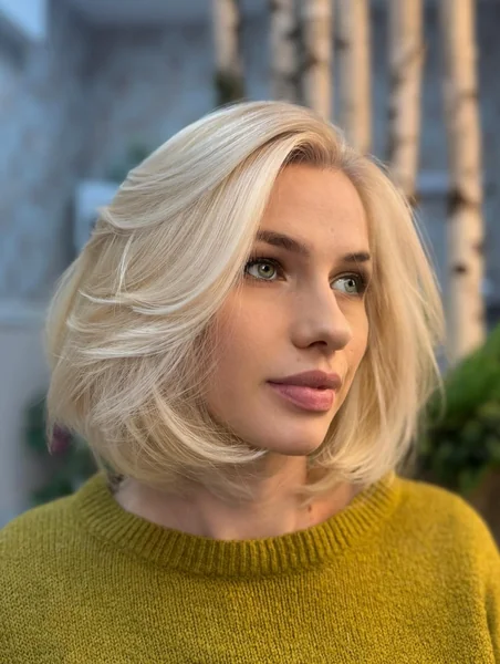 Polished Old Money Platinum Bob