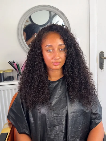 Natural Crochet Hairstyle for Long Hair