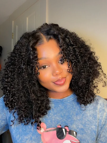 Short Curly Bob Wig Hairstyle