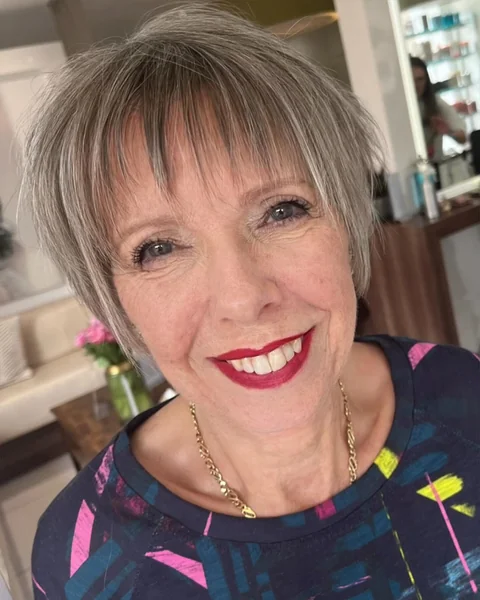 Wispy Layered Pixie with Soft Bangs