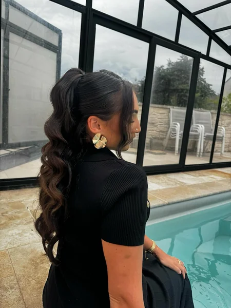 Wavy Ponytail Hairstyle
