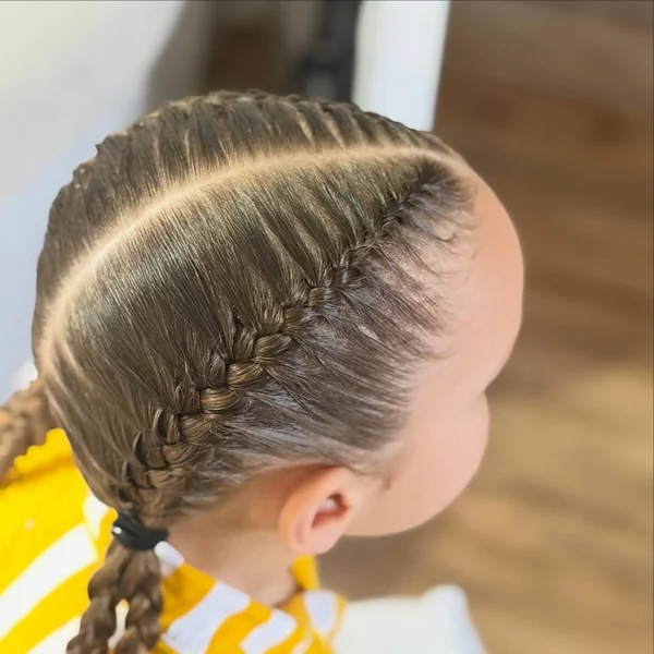 Cornrow Style Braids for School