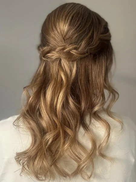 Easy Half Up Braided Hairstyle