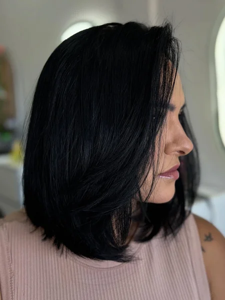 Sleek Straight Long Bob