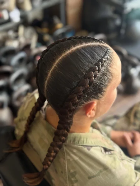 Sporty Double Dutch Braids
