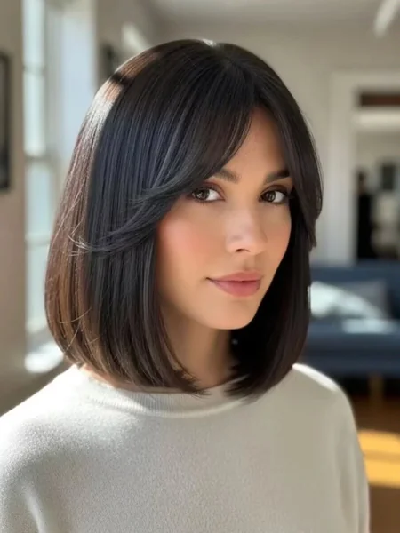 Bob with Bangs for Fine Hair