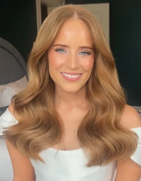Wavy Hairstyle for Wedding