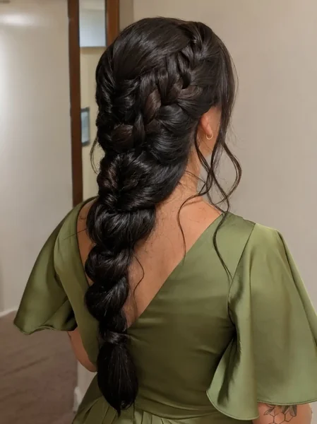 Long Side Braid Hairstyle