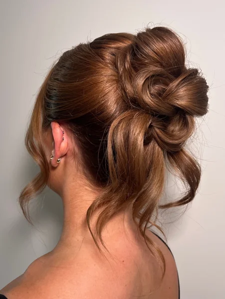 Textured Messy Bun Beach Updo